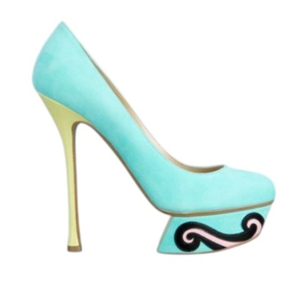 Nicholas Kirkwood platform heel pumps size 36.5